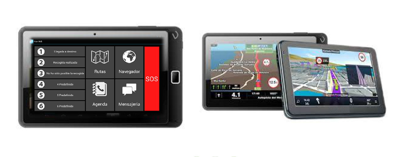 WeNav Sistema basado en una tableta Android de última generación